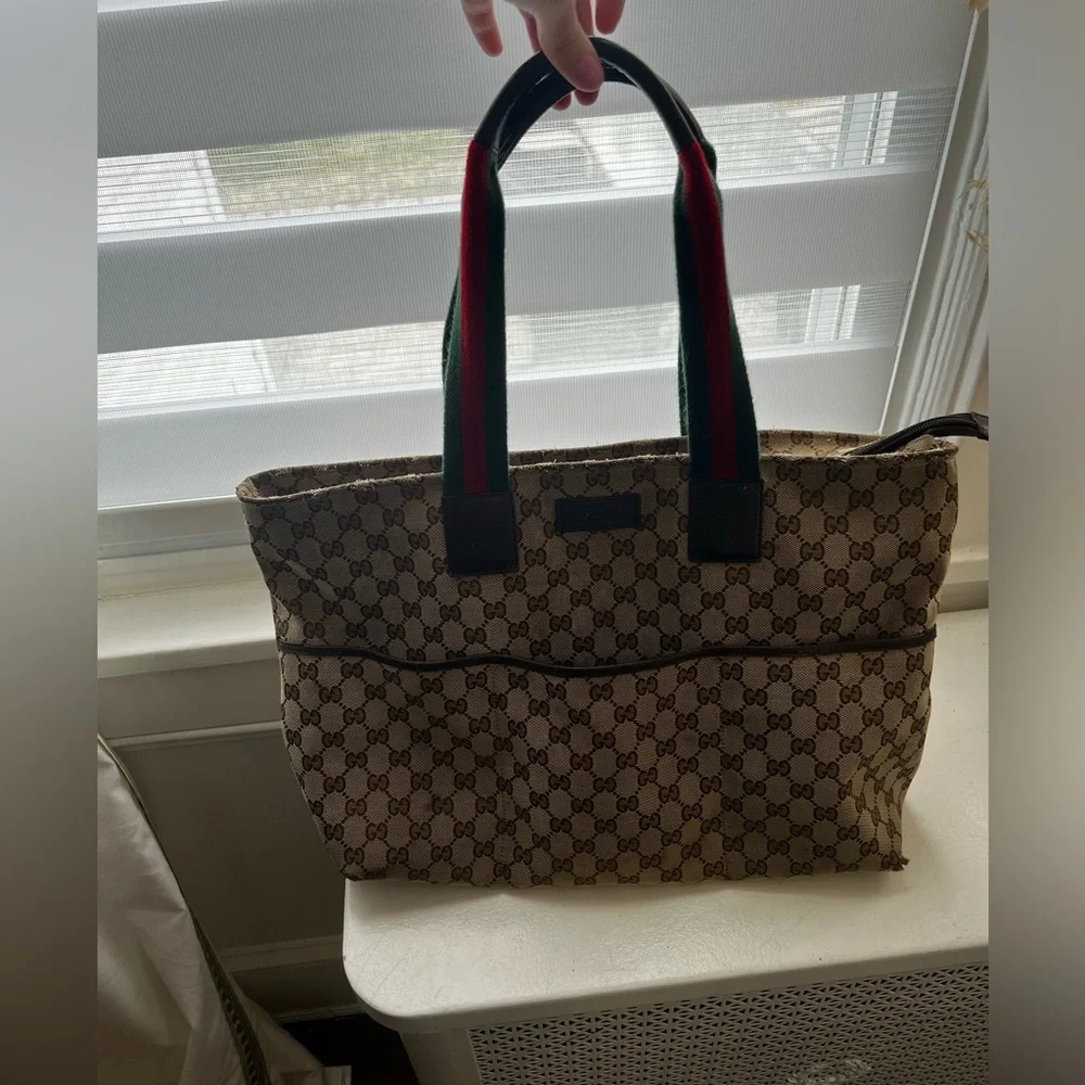 Gucci tote diaper bag-authenticated